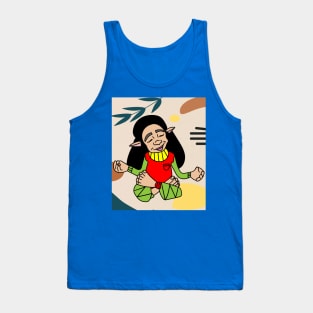 Funny Dwarf Garden Gnome Tank Top